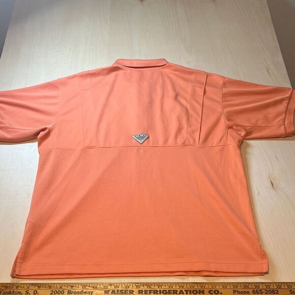Columbia PFG Polo Shirt‎ Mens Large Salomon color - Picture 6 of 7